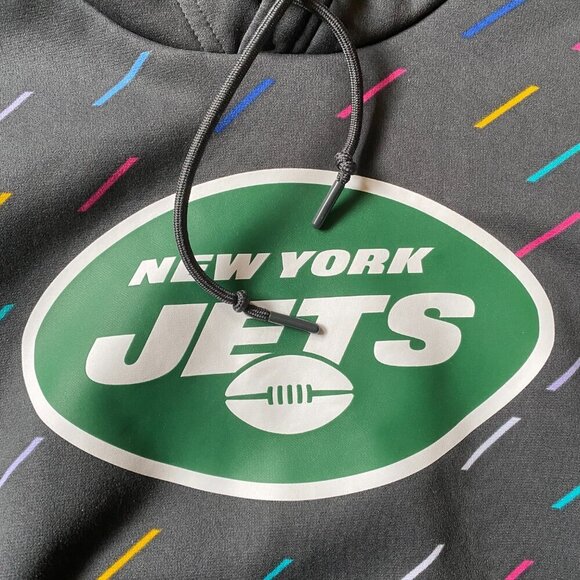 New York Jets x Nike Onfield Apparel Size LARGE Sweatshirt - Picture 6 of 9